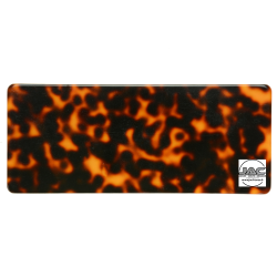 Ecaille Marron - 0007EC - Acétate bande 6mm