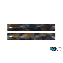 Blue Jasped - 0039JA - Acetate temples