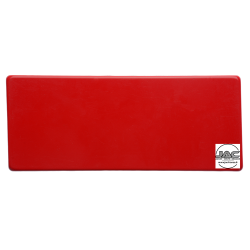 Solid Red - 0010UN - Acetate slab 4mm