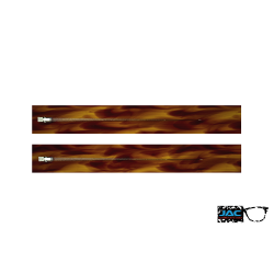 Orange Jasped - 0042JA - Acetate temples