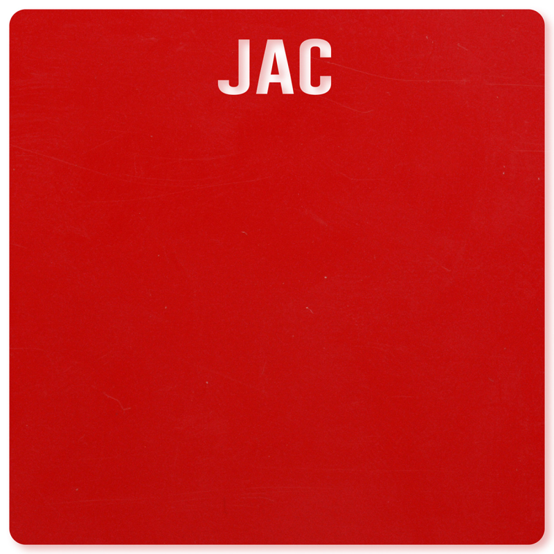 Solid Red - 0010UN - Acetate strip 6mm