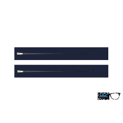 Solid Blue - 0025OP - Acetate temples