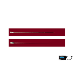 Solid Red - 0177TR - Acetate temples