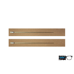 Beige Spangled Fantasy - 0168FA - Acetate temples