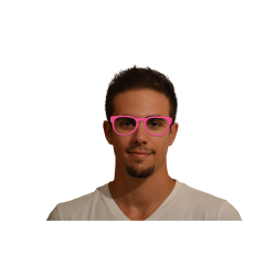 Solid Pink - 0011UN - Acetate strip 4mm