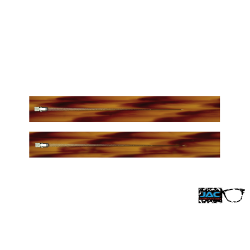 Orange Jasped - 0047JA - Acetate temples