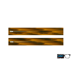 Yellow Jasped - 0049JA - Acetate temples