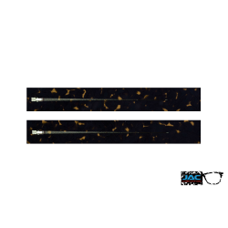 Brown Scale - 0170EC - Acetate temples
