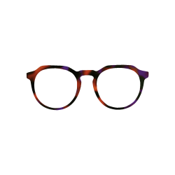 Ecaille Orange - 0173EC - Acétate labo 4mm