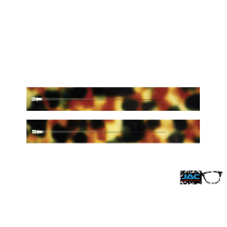 Brown Scale - 0174EC - Acetate temples