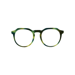 Ecaille Verte - 0177EC - Acétate bande 4mm