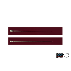 Solid Red - 0197TR - Acetate temples