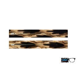 Brown Jasped - 0054JA - Acetate temples