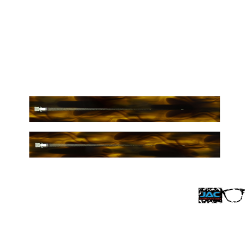 Brown Jasped - 0056JA - Acetate temples