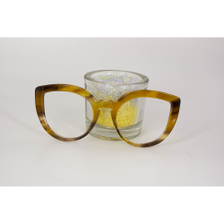 Yellow Jasped - 0060JA - Acetate temples
