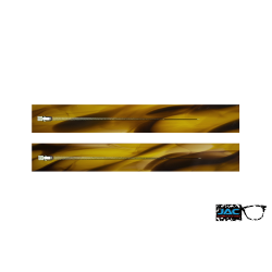 Yellow Jasped - 0060JA - Acetate temples